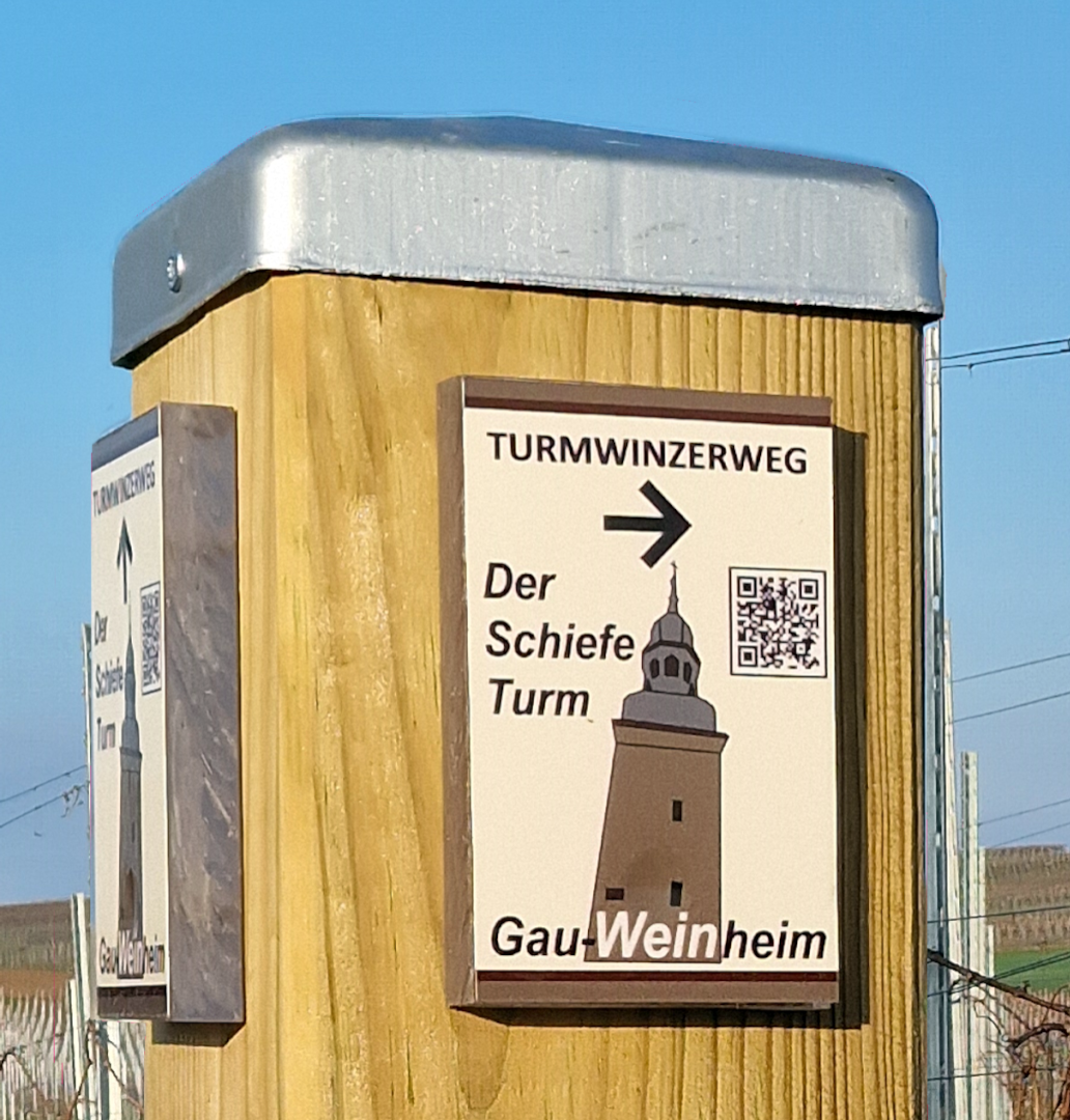 Turmwinzer Weg Pfosten